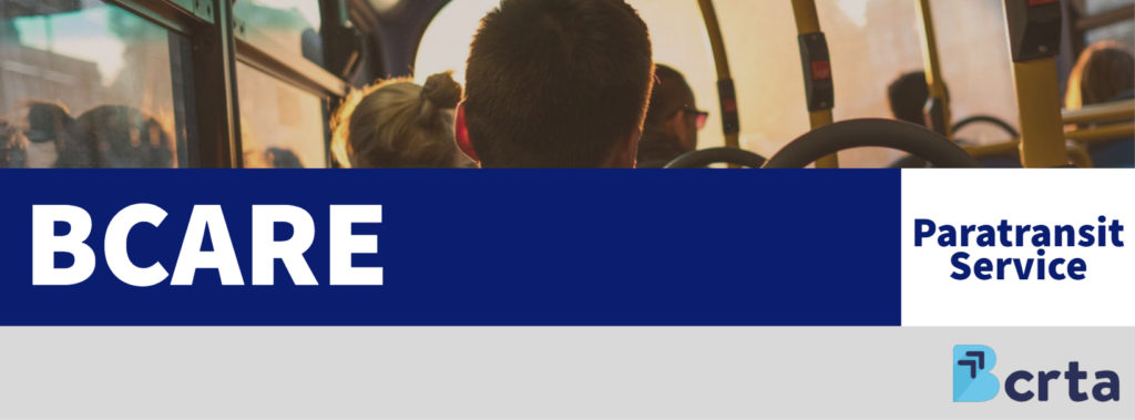bcare paratransit program banner